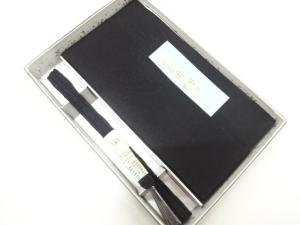 未使用品　正絹　喪服用　手組帯締め・帯揚げセット